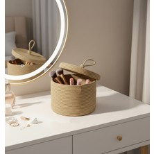 Feyza Design Çok Amaçlı Jüt Halat Kutu, 27X20, Şık ve Işlevsel Organizer Sepeti