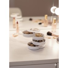 Feyza Design Şık Takı Düzenleme Kutu, Pratik ve Çok Bölmeli Saklama Çözümü