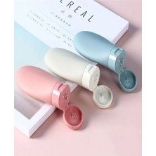 Feyza Design Seyahat Için Doldurulabilir Krem ve Şampuan Kutusu 3'lü Set