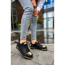 Starseven CH183 - Cst Setter Mirror Erkek Ayakkabı Siyah/altin