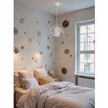 Dmr Kardelen Camlı Tekli Avize E-27 Beyaz