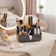Feyza Design 6 Bölmeli Çok Amaçlı Makyaj Organizeri, Pratik ve Şık Tasarım