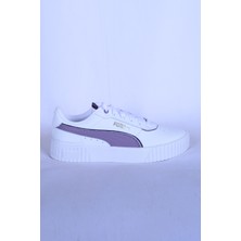 Puma 395017 10 Corina 2.0 Lux Bağcıklı Ortapedik Taban Kalın Taban Beyaz Kadın Günlük Ayakkabı