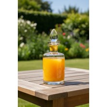 Tiesa Home Cam Yaldızlı El Imalatı 1 Litre Su Viski Şişesi Başucu Sürahisi M2