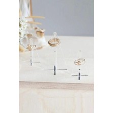 Feyza Design Şık Takı Organizeri ve Standı, Küpe ve Yüzük Teşhiri Için Ideal
