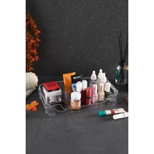 Feyza Design Şeffaf Kristal Bölmeli Takı ve Banyo Organizatörü