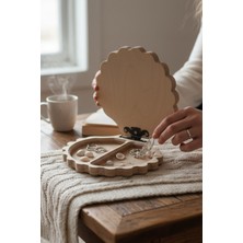 Feyza Design Şık Ahşap Takı ve Makyaj Organizeri Dekoratif Saklama Kutusu