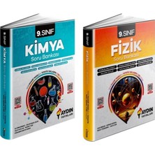 Aydın Yayınları 9.sınıf Fizik ve Kimya Soru Bankası Seti 2 Kitap
