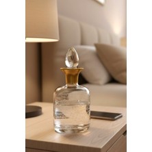 Tiesa Home Cam Yaldızlı El Imalatı 1 Litre Su Viski Şişesi Başucu Sürahisi M7