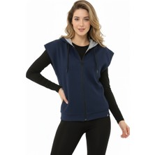 Scorp Impact Reversible Kadın Çift Taraflı Yelek Navy
