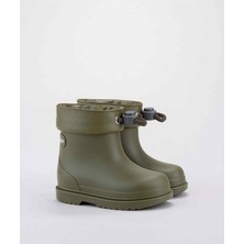 Igor CC330 Bimbi Euri Borrequito Kürklü Yağmur Çizmesi Haki