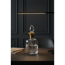 Tiesa Home Cam Yaldızlı El Imalatı 1 Litre Su Viski Şişesi Başucu Sürahisi M8