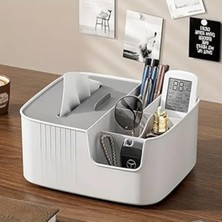 Feyza Design Çok Bölmeli Makyaj ve Kozmetik Düzenleyici, Banyo ve Masa Saklama Kutusu