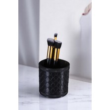 Feyza Design Şık Siyah Makyaj Organizeri ve Fırçalık, Düzenleyici 87