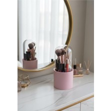 Feyza Design Pratik Kapaklı Makyaj ve Banyo Düzenleyici, 6 Bölmeli Organizatör