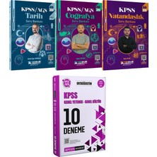 Yediiklim Yayınları 2026 Kpss Atölye Serisi Tarih Coğrafya Vatandaşlık Video Çözümlü Soru Bankası - 2026 Kpss Ortaöğretim Çözümlü 10 Deneme
