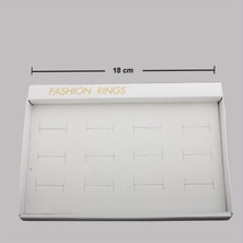 Feyza Design 12'li Süngerli Yüzük Kutusu, Şık ve Koruyucu Tasarım