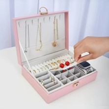 Feyza Design Şık Takı ve Mücevher Organizer Kutusu, Düzenleyici ve Koruyucu, Zarif Tasarım