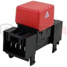 Dörtlü Flasör Düğmesi Kırmızı Tempra