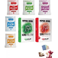 Yediiklim Yayınları Yediiklim 2026 KPSS Lise Ortaöğretim Ön Lisans Konu Soru Deneme S