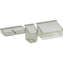 Feyza Design Pratik 3 Parça Çekmece Düzenleyici Set, Banyo ve Makyaj Organizeri