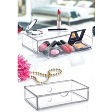 Feyza Design 2'li Büyük Makyaj Organizeri Çekmece Modülü, Şık ve Pratik Kullanım