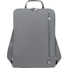 Hüvendo Smart 180 Derece Açılabilir Koruma Bölmeli 15,6 Inç Laptop El ve Omuz Çantası Gri