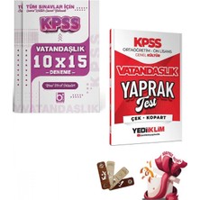 Yediiklim Yayınları Yediiklim 2026 KPSS Lise Ortaöğretim Ön Lisans Vatandaşlık Yaprak