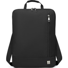 Hüvendo Smart 180 Derece Açılabilir Koruma Bölmeli 15,6 Inç Laptop El ve Omuz Çantası Siyah