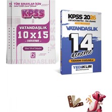 Yediiklim Yayınları Yediiklim 2026 KPSS Ortaöğretim Ön Lisans Genel Kültür Vatandaşlı