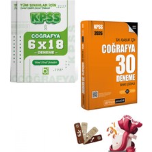 Pegem Akademi Yayıncılık 2026 Kpss Tüm Adaylar Için Coğrafya 30 + 6 Deneme Seti 2 Kitap Pe