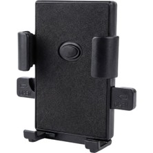 AS Mobile Motosiklet ve Bisiklet Telefon Tutucu | Alttan ve Yandan Tam Kavrama, Sarsıntı Önleyici, Gidon Bağlantılı, Düşme Karşıtı Güvenli Kilit