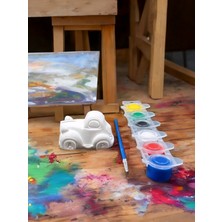 Boyanabilir Dekoratif Figür Seti | Kendin Tasarla Sanat Kiti | Çocuklar ve Yetişkinler Için Yaratıcı Hobi Seti