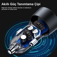 Teknofone 38W USB-C 2 Port Araç içi Hızlı Şarj Aleti PPS Desteği Akım Korumalı Güç Adaptörü Çakmaklık iPhone & Android & iPad Type-C