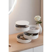 Feyza Design Pratik 5 Gözlü Takı ve Kozmetik Organizer, Portatif ve Şık Tasarım