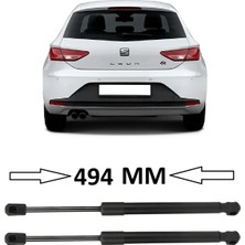 Cme Parts Seat Leon 2013-2020 Uyumlu Sağ + Sol Takım Bagaj Amortisörü 2 Adet 494MM 5F4827550A
