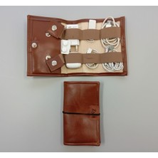 Feyza Design Şık Suni Deri ve Keçe Çok Amaçlı Organizatör, Seyahat ve Günlük Kullanım