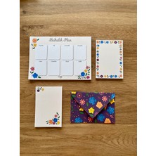 Nomijo Planlayıcı Set Desenli 50 Yp. + Zarf
