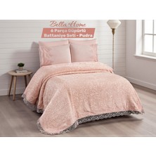 Bella Home Lumina Battaniyeli Fransız Yatak Örtüsü - 6 Parça - Orijinal Kutulu