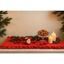 fersuay Buldan Pamuklu Keten Fırfırlı Runner