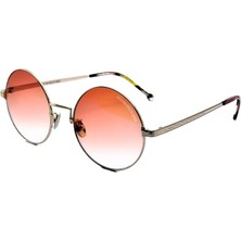 Cutler And Gross 1272 53 03  Hand Made Sılver Gümüş Turuncu Unısex Güneş Gözlüğü