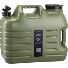 Musluklu Su Bidonu - Madfox Galon Air Pe - 24 Litre - Yeşil - 547310