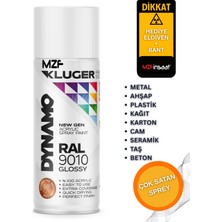Mzf Kluger Sprey Boya Ral 9010 Parlak Beyaz
