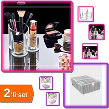 Feyza Design Çok Bölmeli Makyaj ve Çekmeceli Düzenleyici Seti, Şık ve Pratik Kullanım