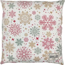 Ghallus Yılbaşı Konseptli Dolgulu Kırlent Yastık