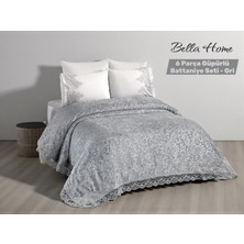 Bella Home Lumina Battaniyeli Fransız Yatak Örtüsü - 6 Parça - Orijinal Kutulu