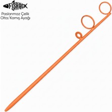 Olta Kamış Ayağı - Paslanmaz Çelik - Fishack - Turuncu