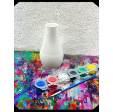 Boyanabilir Dekoratif Figür Seti | Kendin Tasarla Sanat Kiti | Çocuklar ve Yetişkinler Için Yaratıcı Hobi Seti