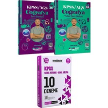 Yediiklim Yayınları 2026 Kpss Atölye Coğrafya Soru ve Video Ders Notları - 2026 Kpss Ortaöğretim Çözümlü 10 Deneme