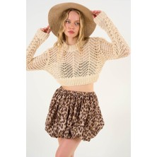 Etiler Collection Leopar Bej Kazak